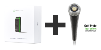 Arccos Link + Tour Velvet Smart Grips Bundle